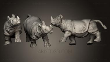 Animal figurines (STKJ_0594) 3D model for CNC machine